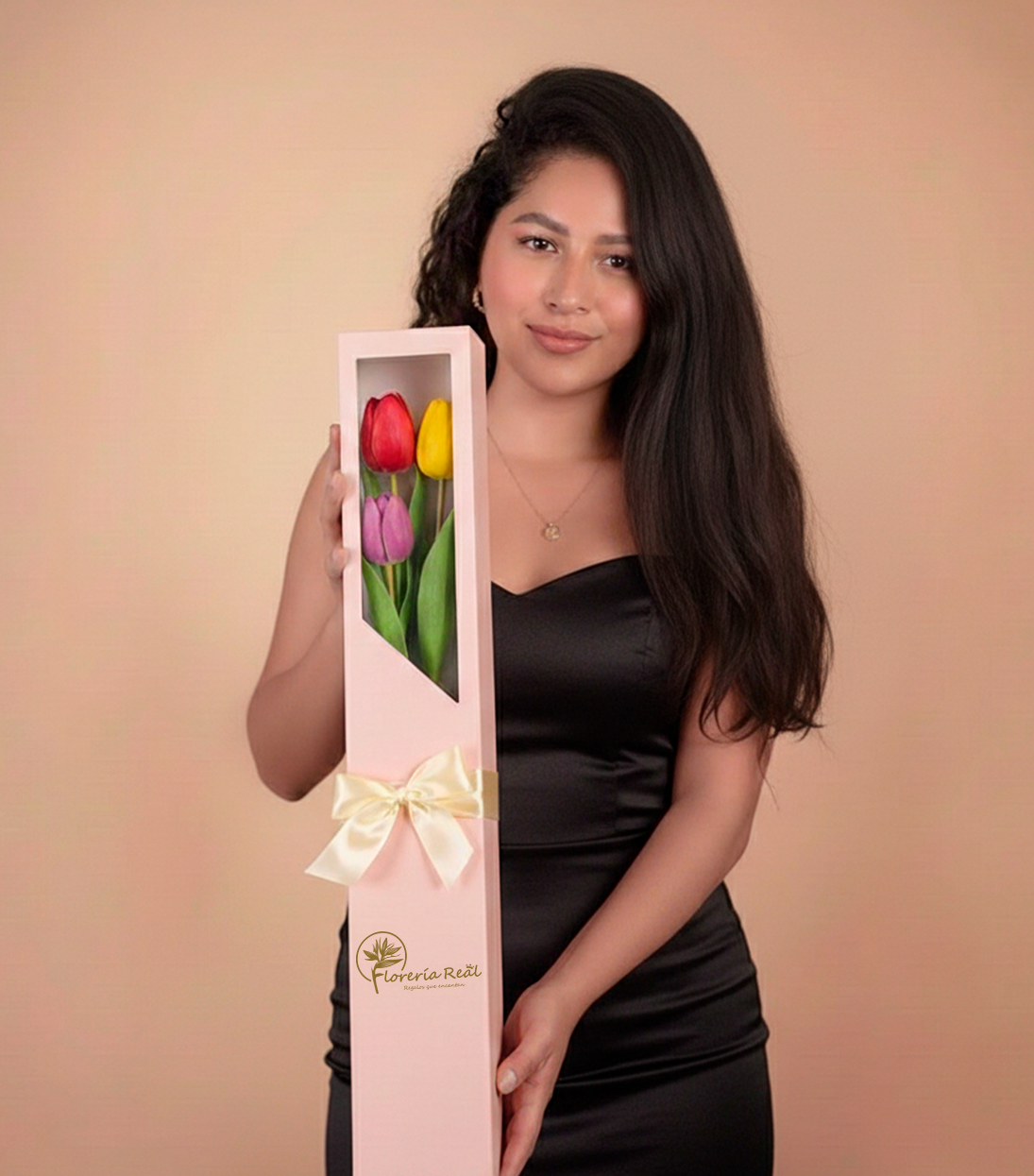 Box rosas chocolates Día de la Mujer Florería Real