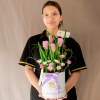 BOX DE TULIPANES MORADAS - Imagen 2