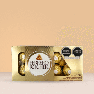 Caja de Chocolates Ferrero Rocher 100g – Detalle Dulce y Sofisticado para el Día de la Madre