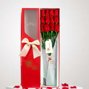 CAJA DE 12 ROSAS