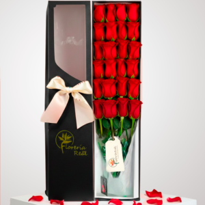 CAJA DE 24 ROSAS