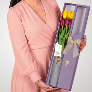 CAJA DE 6 TULIPANES